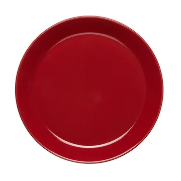 Höganäs small plate 20 cm - red shiny - Höganäs Keramik