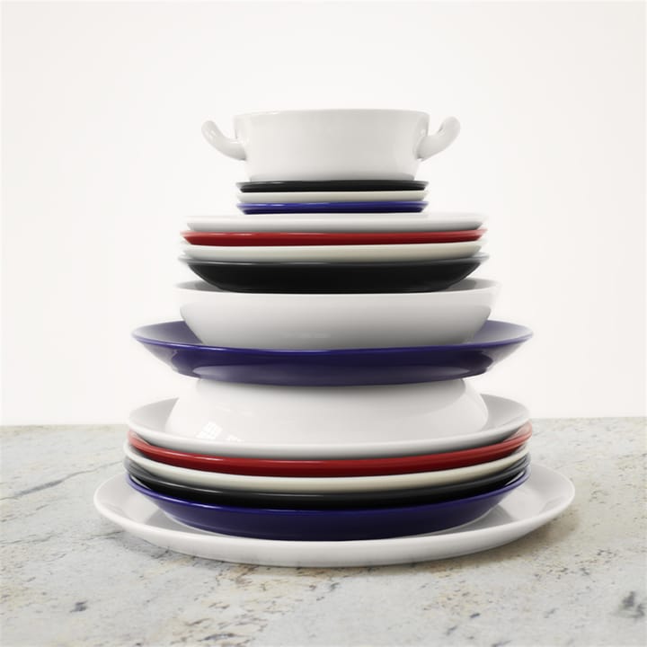 Höganäs small plate 20 cm, red shiny Höganäs Keramik