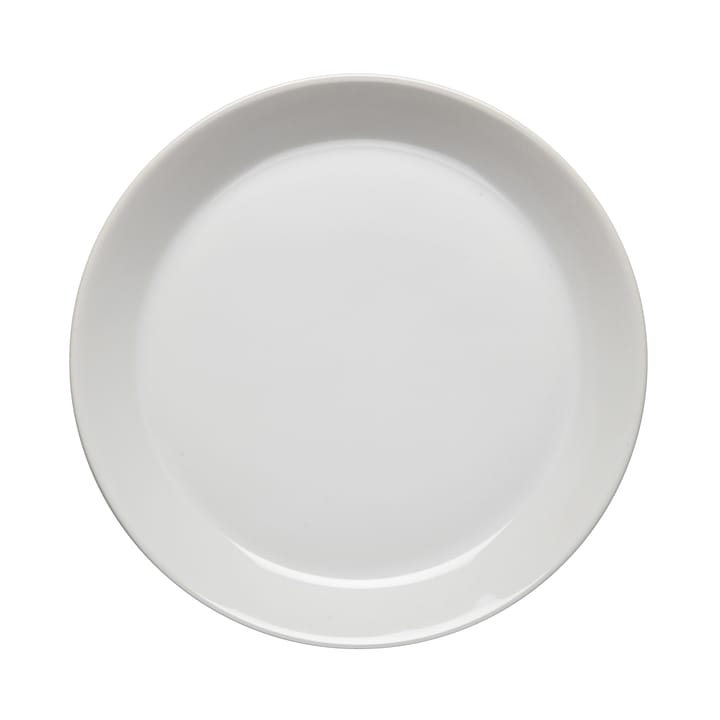Höganäs small plate 20 cm - white shiny - Höganäs Keramik
