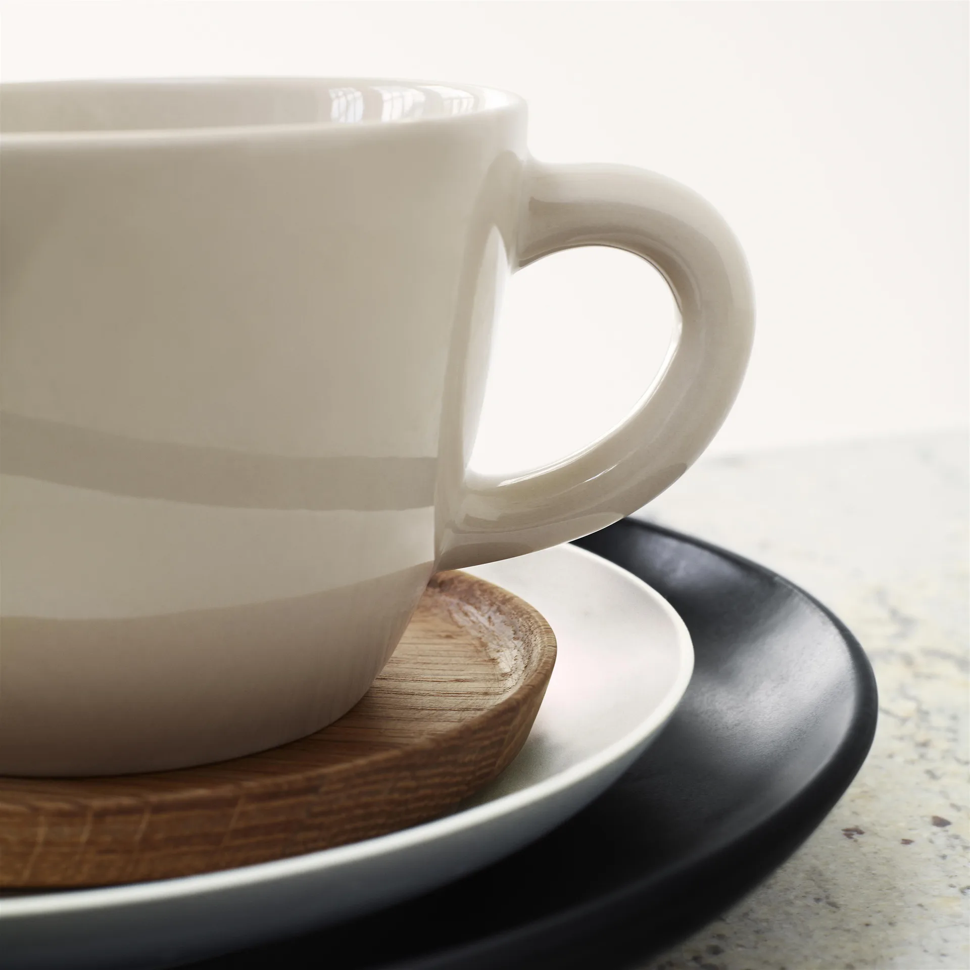 Höganäs small plate 20 cm, white shiny Höganäs Keramik