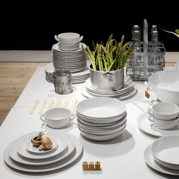 Höganäs small plate 20 cm - white shiny - Höganäs Keramik