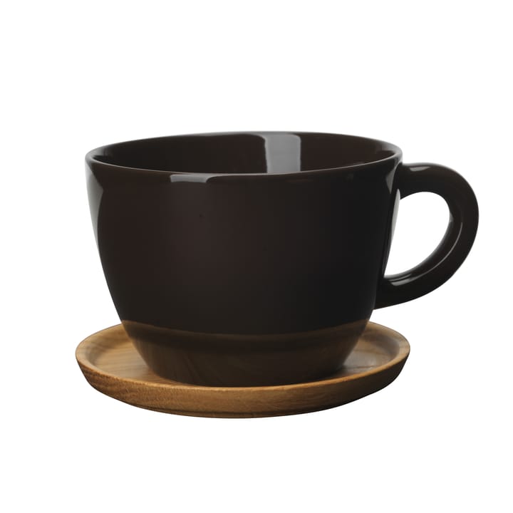 Höganäs Tea cup - bark - Höganäs Keramik