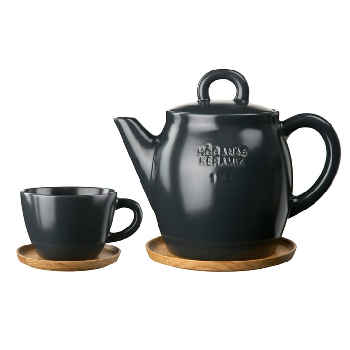 Höganäs teapot - graphite grey matte - Höganäs Keramik