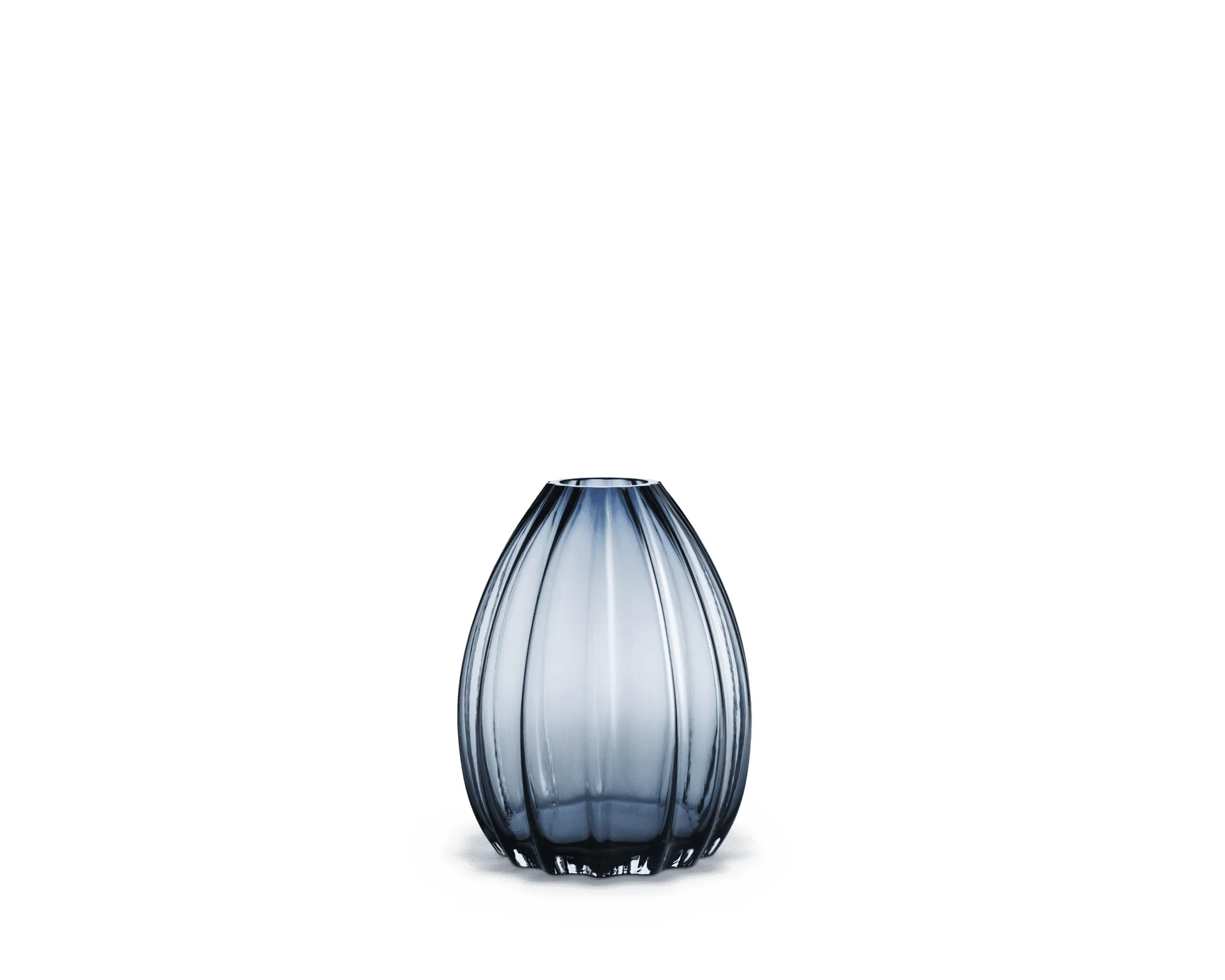 2Lip vase 34 cm, Dark blue Holmegaard