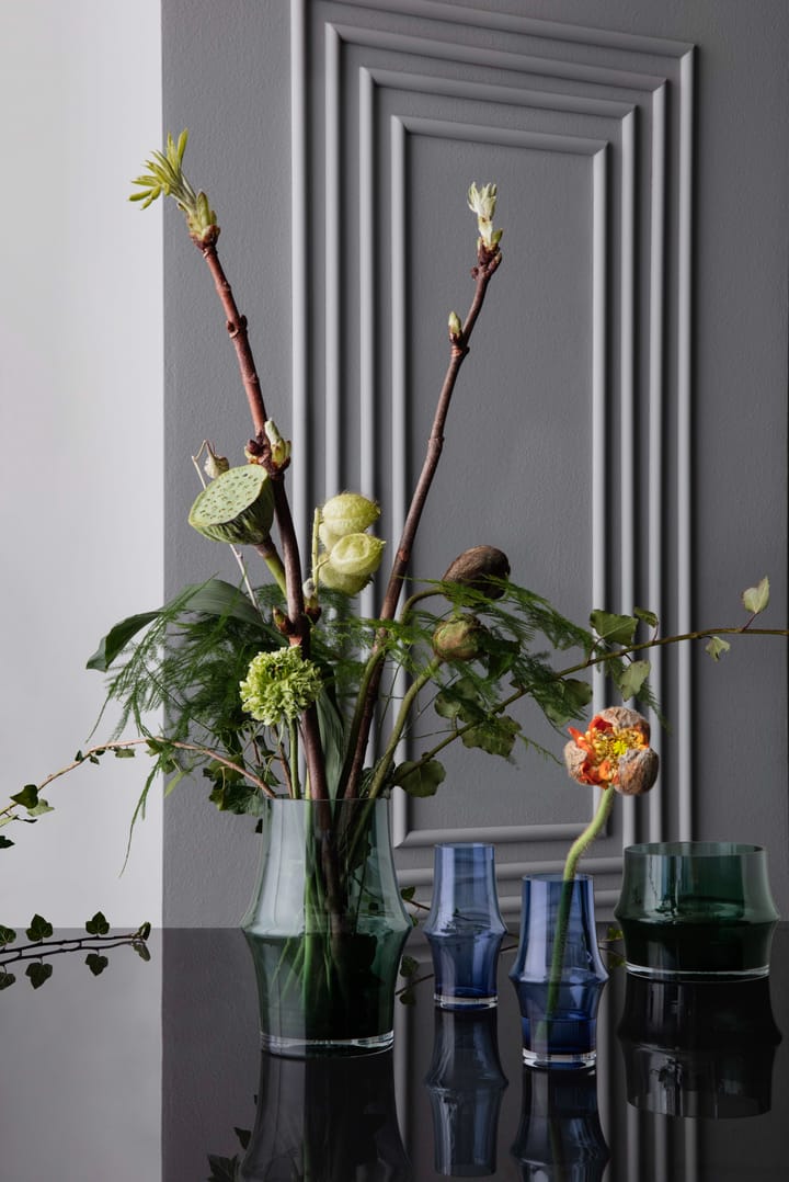 Arc vase 21 cm - Dark green - Holmegaard