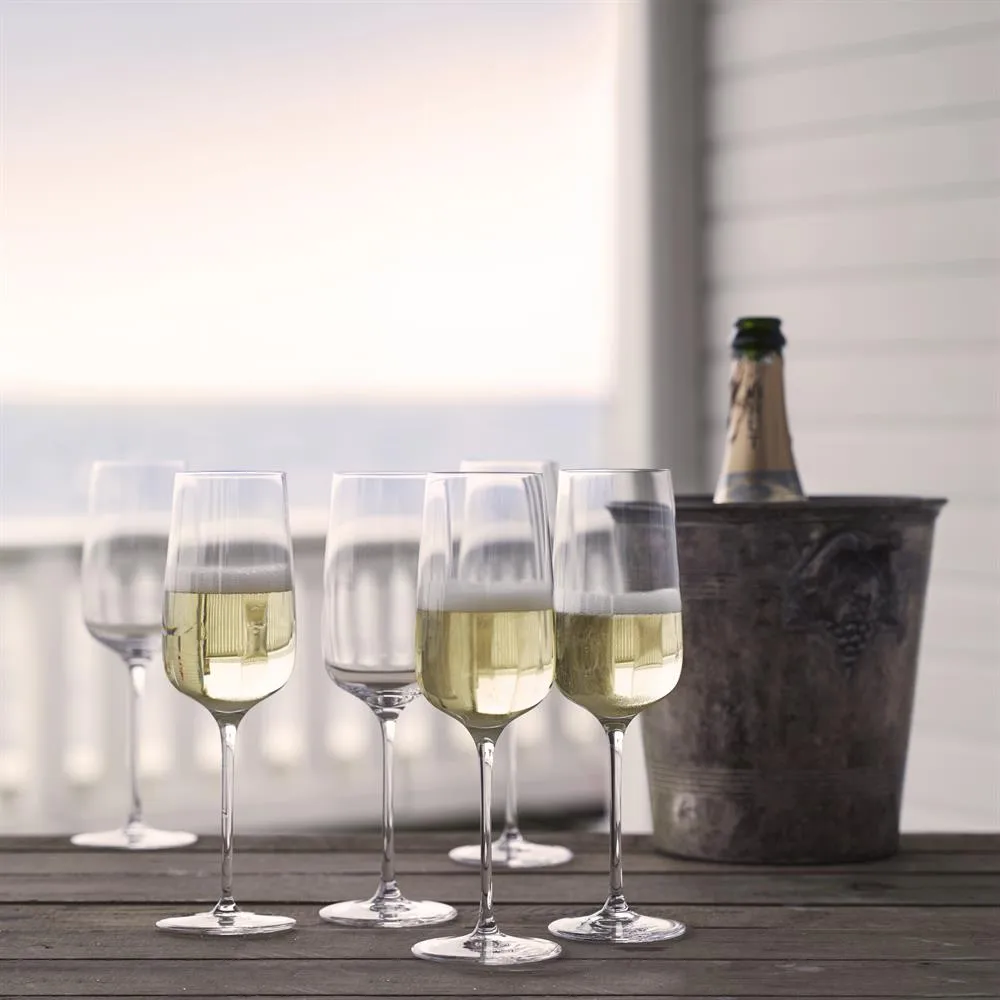 Bouquet champagne glass 6-pack 29 cl,  Holmegaard