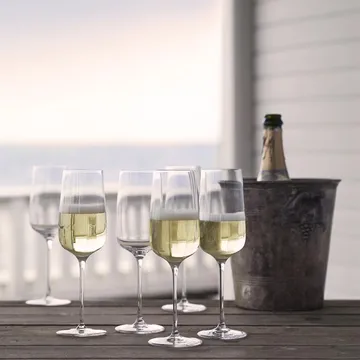 Bouquet champagne glass 6-pack 29 cl - Holmegaard