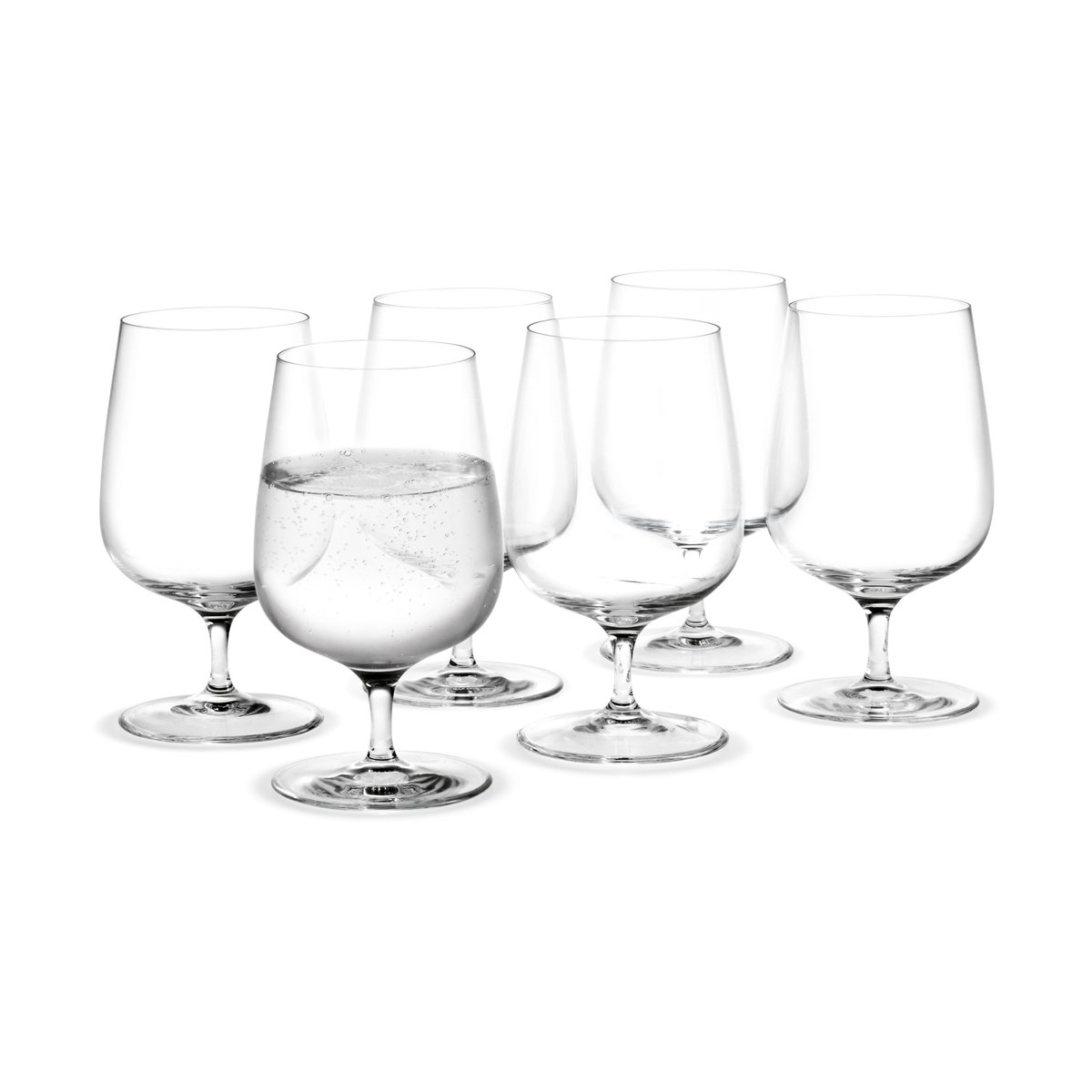Holmegaard Bouquet water glass 6-pack 38 cl 38 cl | Scandinavian Design | Drinking glasses & tumblers | Transparent