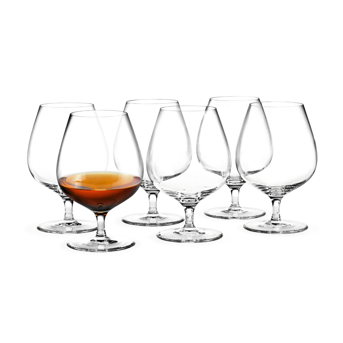 Holmegaard Cabernet cognac coupe 63 cl 6 pack Clear