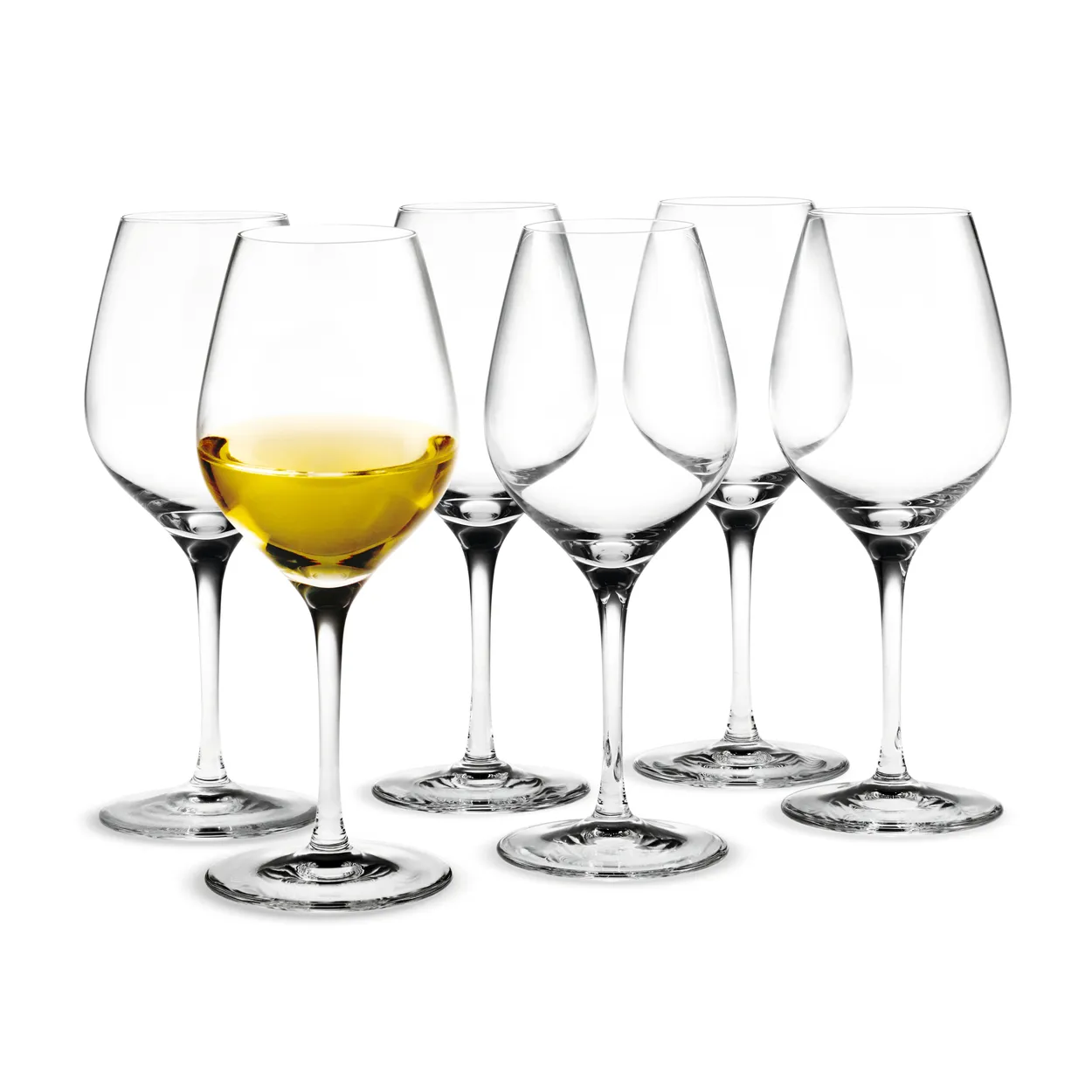 Holmegaard Cabernet dessert wine glass 28 cl 6 pack Clear