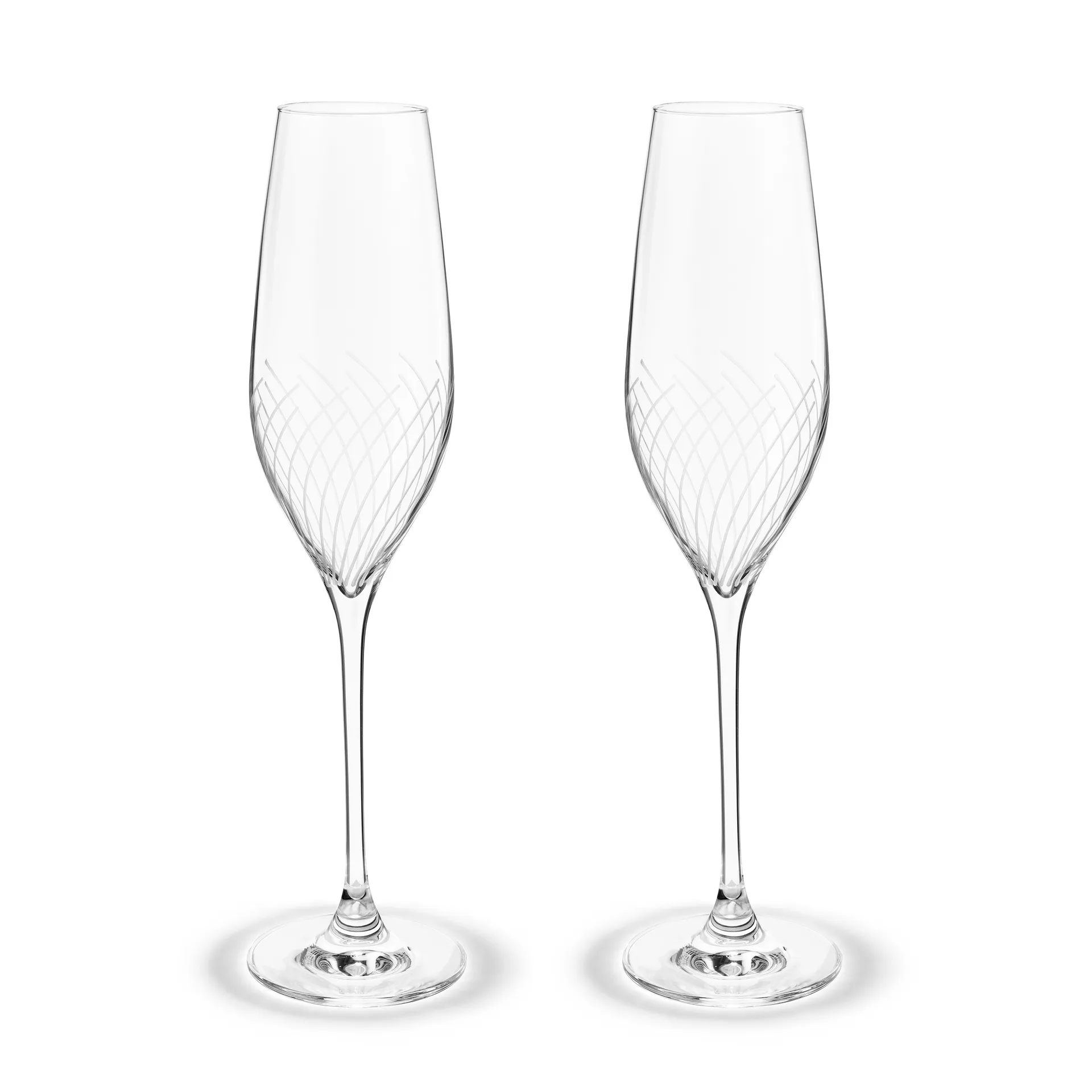 Cabernet Lines champagne glass 29 cl 2-pack, Clear Holmegaard
