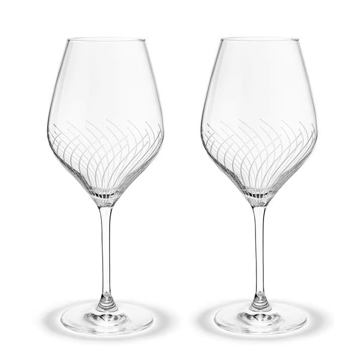Cabernet Lines red wine glass 52 cl 2-pack - Clear - Holmegaard