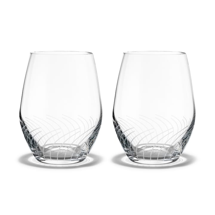 Cabernet Lines water glass 25 cl 2-pack - Clear - Holmegaard