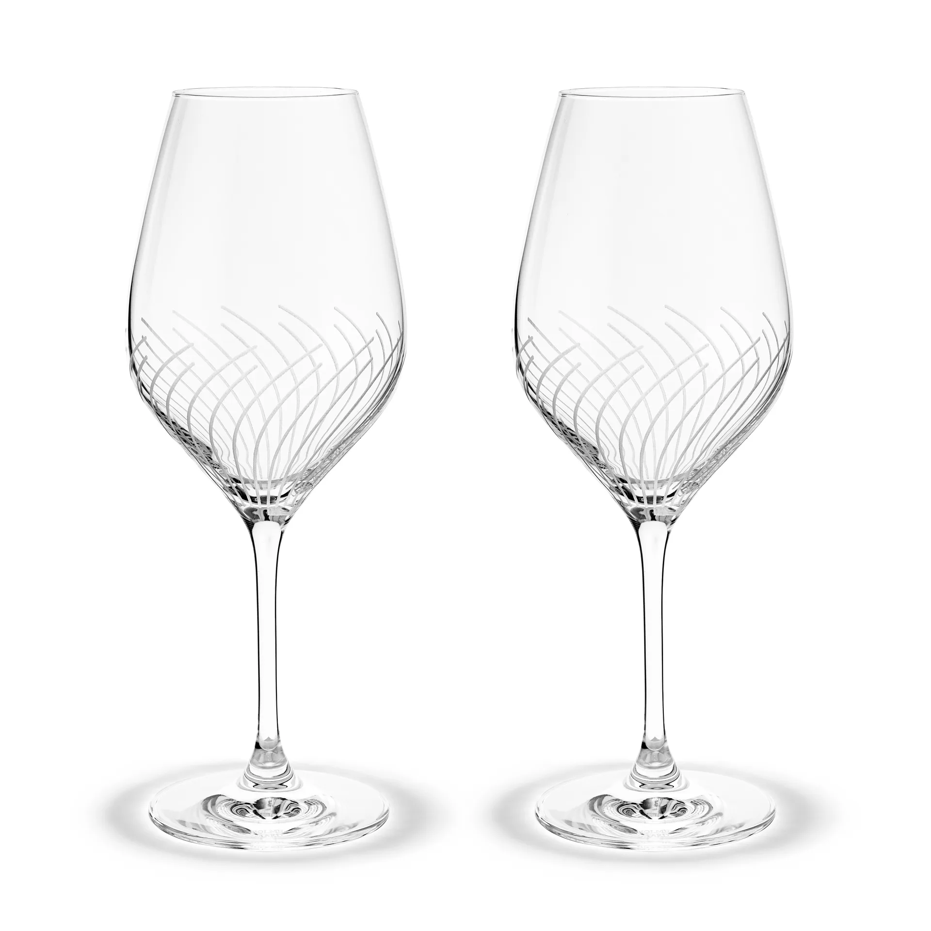 Cabernet Lines white wine glass 36 cl 2-pack, Clear Holmegaard