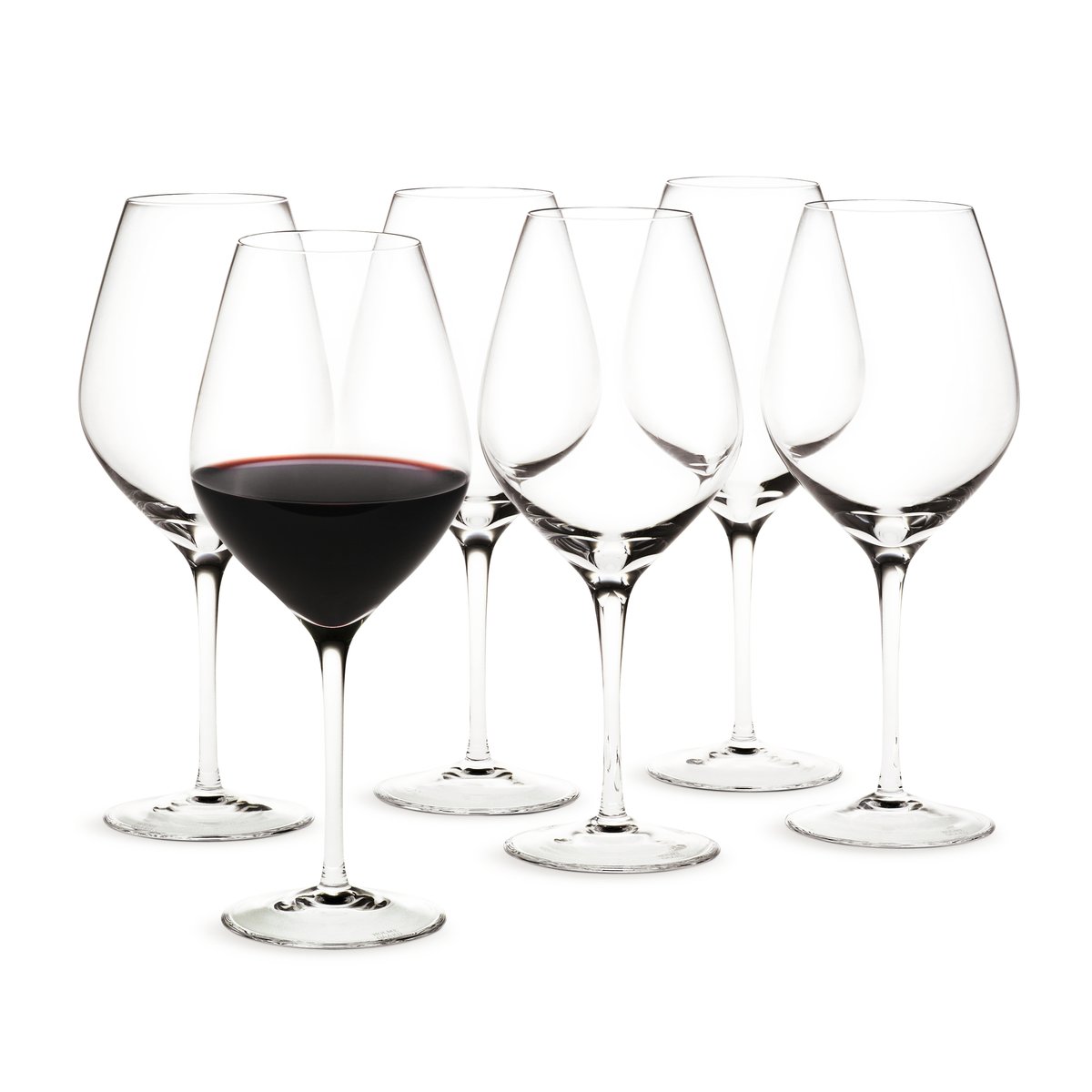 Holmegaard Cabernet red wine glass 52 cl 6 pack Clear