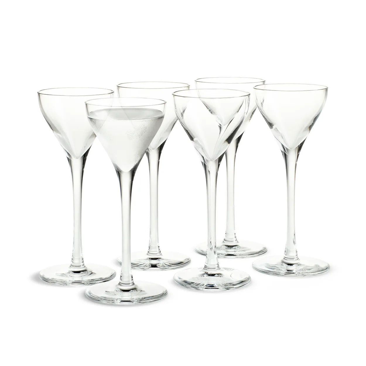 Holmegaard Cabernet shot glass 4.5 cl 6 pack Clear | Scandinavian Design | Shot glasses | Transparent