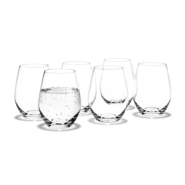 Cabernet water glass clear 6 pack - 25 cl - Holmegaard