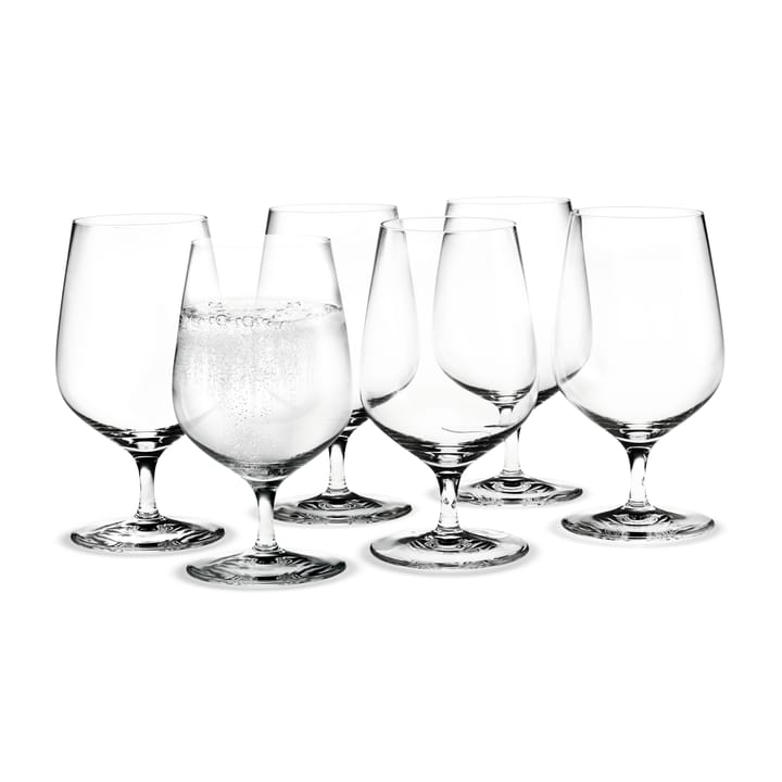 Cabernet water glass clear 6 pack - 35 cl - Holmegaard