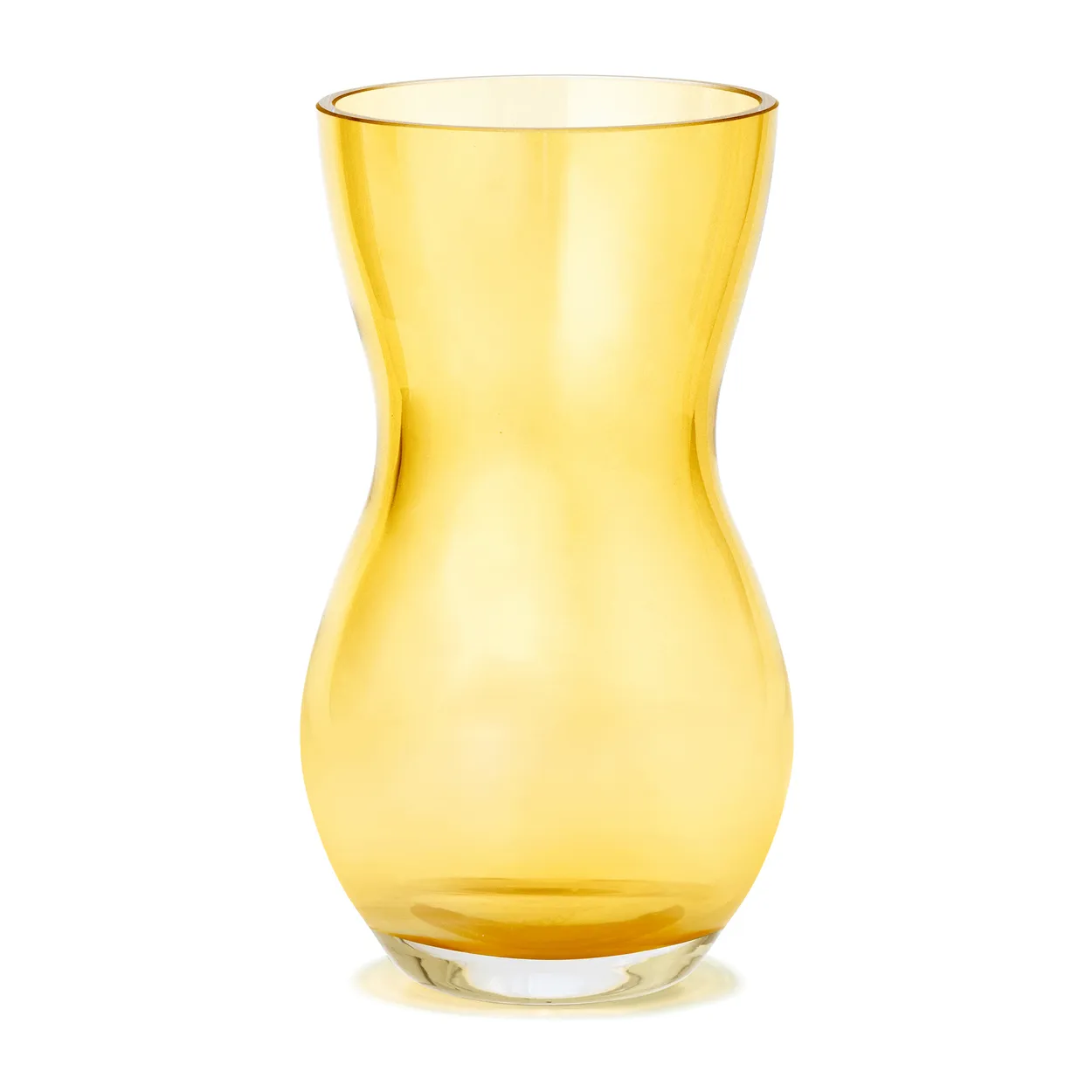 Holmegaard Calabas vase 16 cm Amber | Scandinavian Design | Vases | Yellow