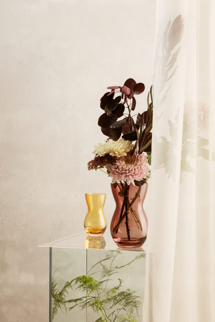 Calabas vase 16 cm - Amber - Holmegaard