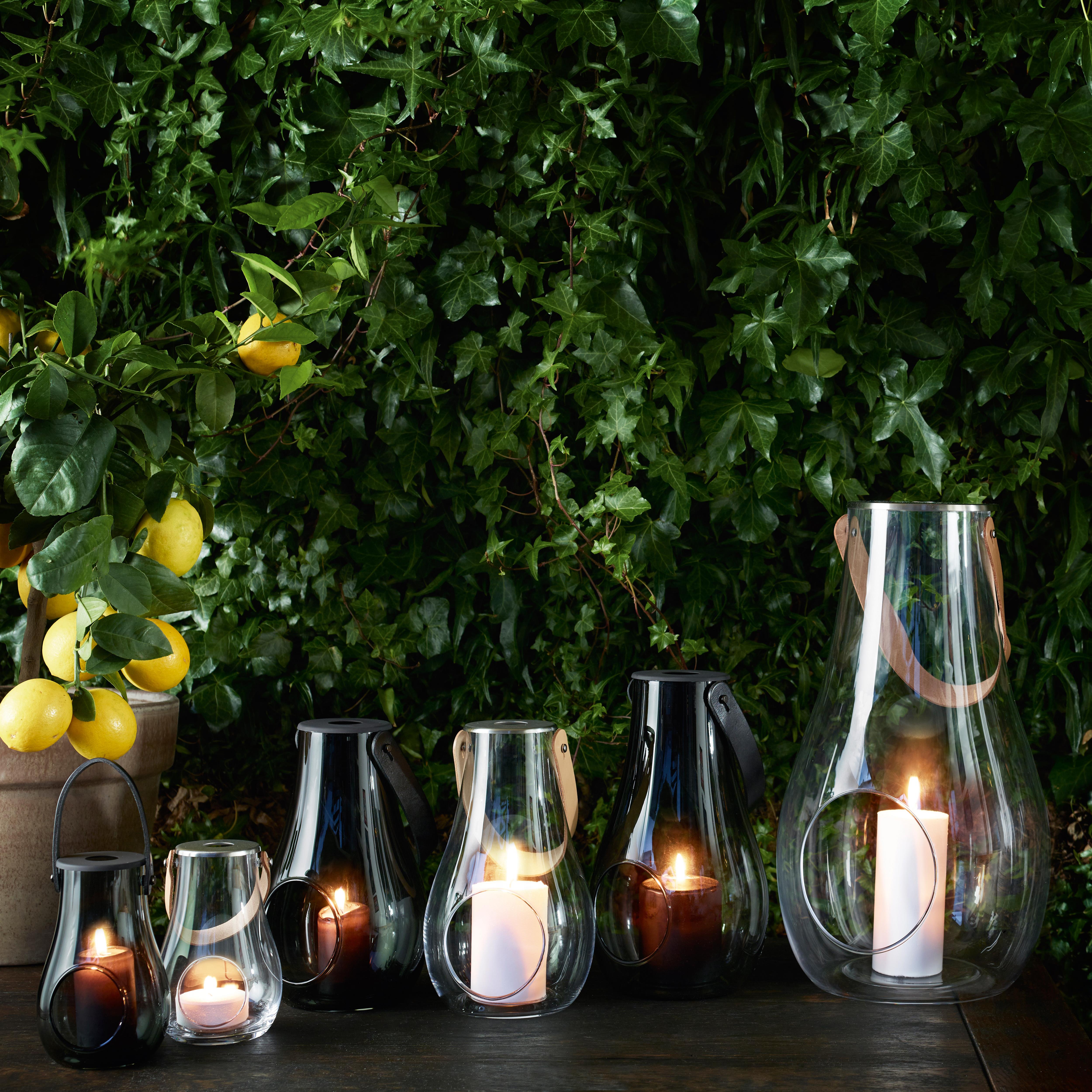 Design with Light candle holder smoke from Holmegaard