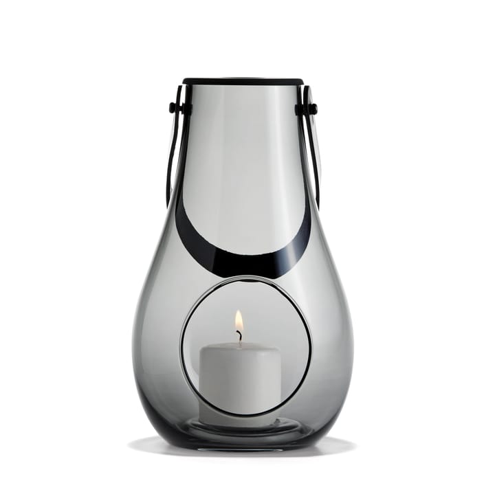 Design with Light candle holder smoke - 25 cm - Holmegaard