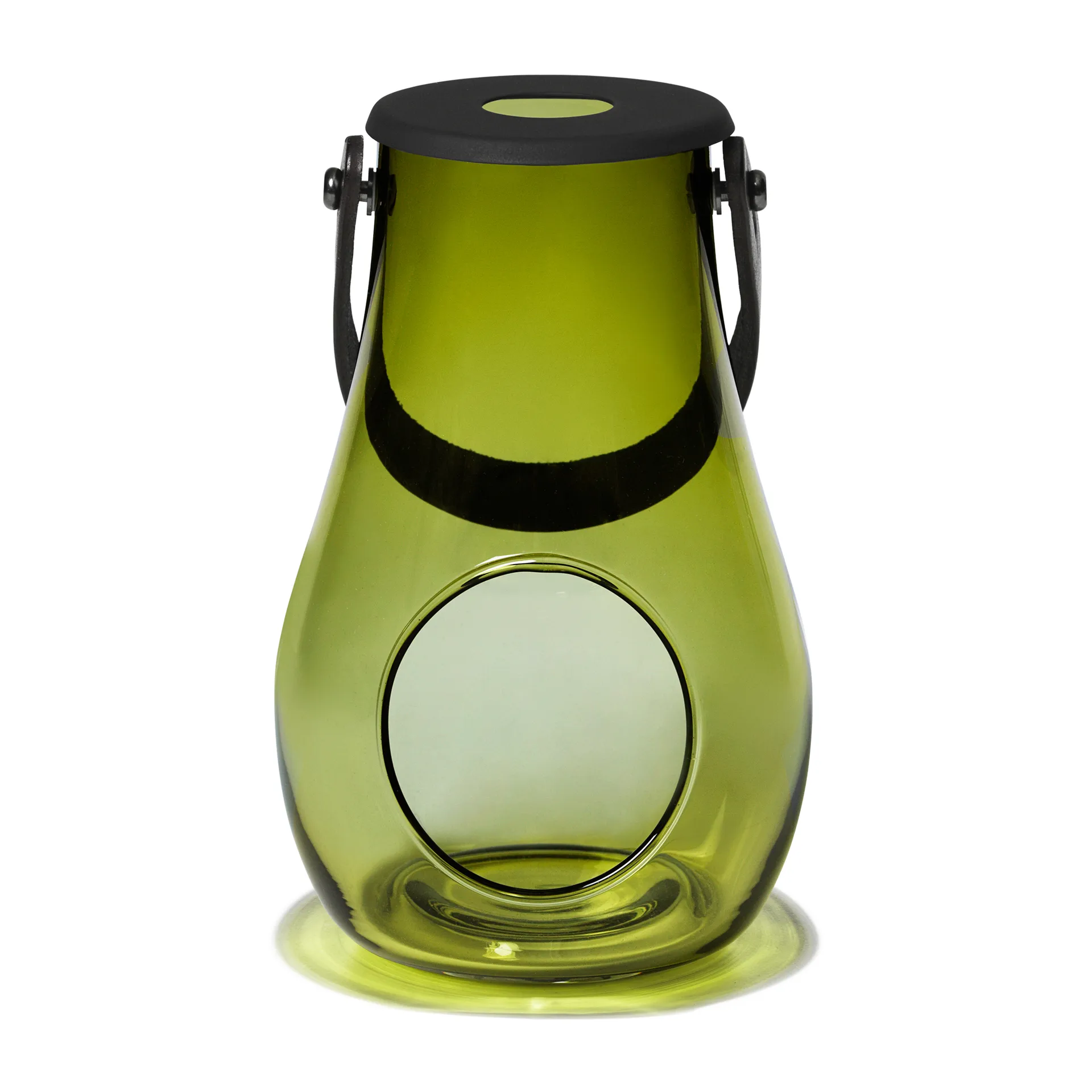 Design With Light lantern olive green, 16.5 cm Holmegaard