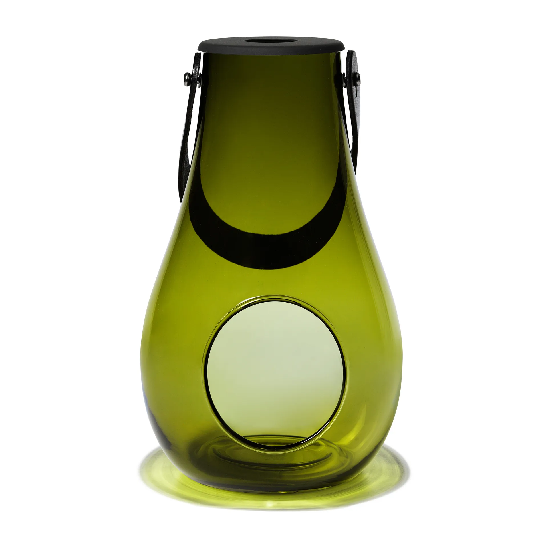Design With Light lantern olive green, 25 cm Holmegaard