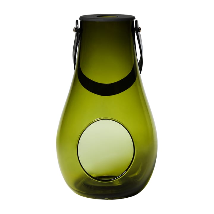 Design With Light lantern olive green - 29 cm - Holmegaard