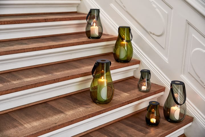 Design With Light lantern olive green - 29 cm - Holmegaard