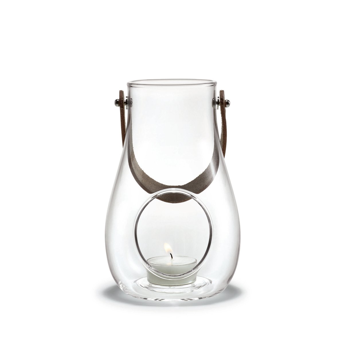 Holmegaard Design With Light votive 16 cm | Scandinavian Design | Tea light holders, lanterns & candle dishes | Transparent