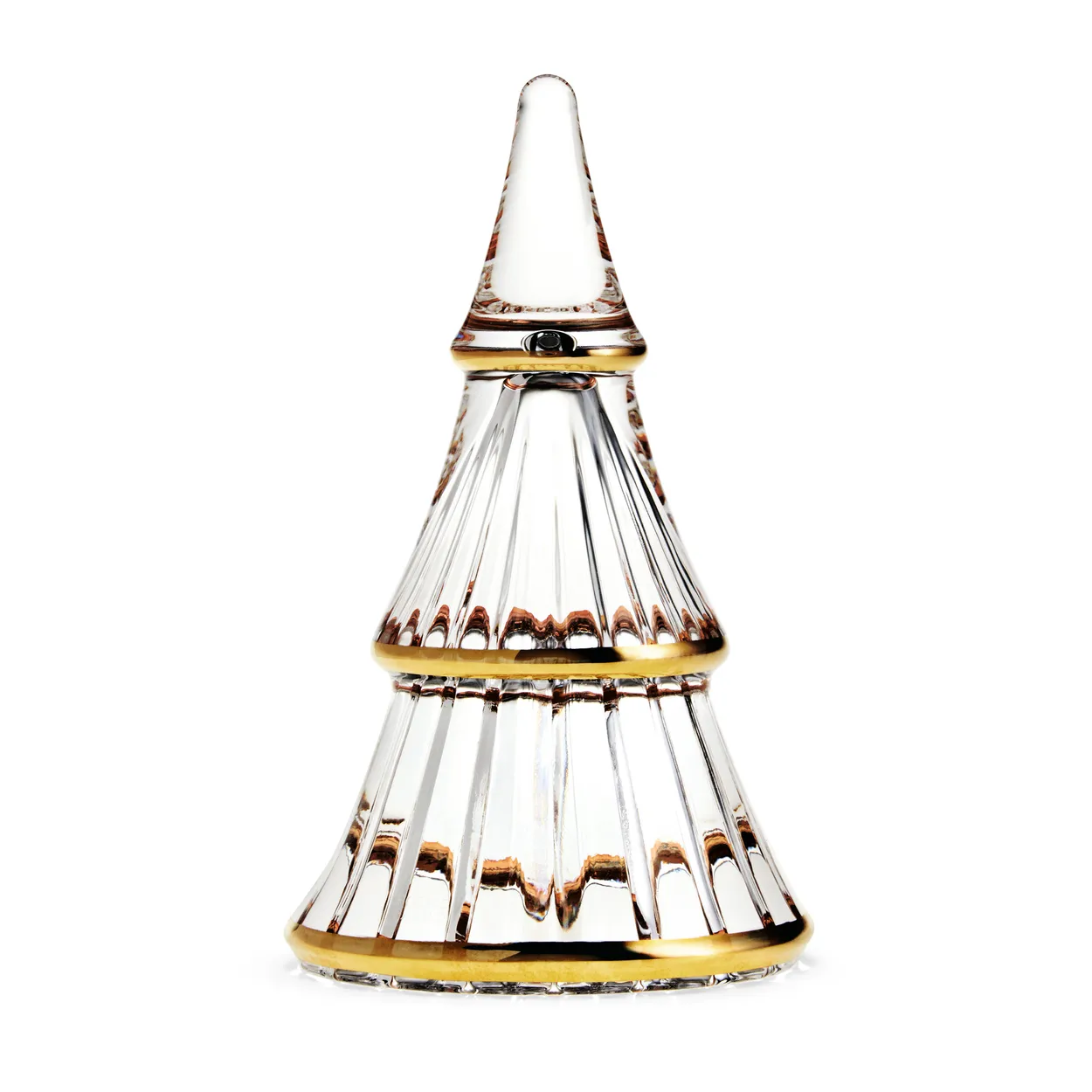 Holmegaard Fairytales Christmas tree large Clear-gold