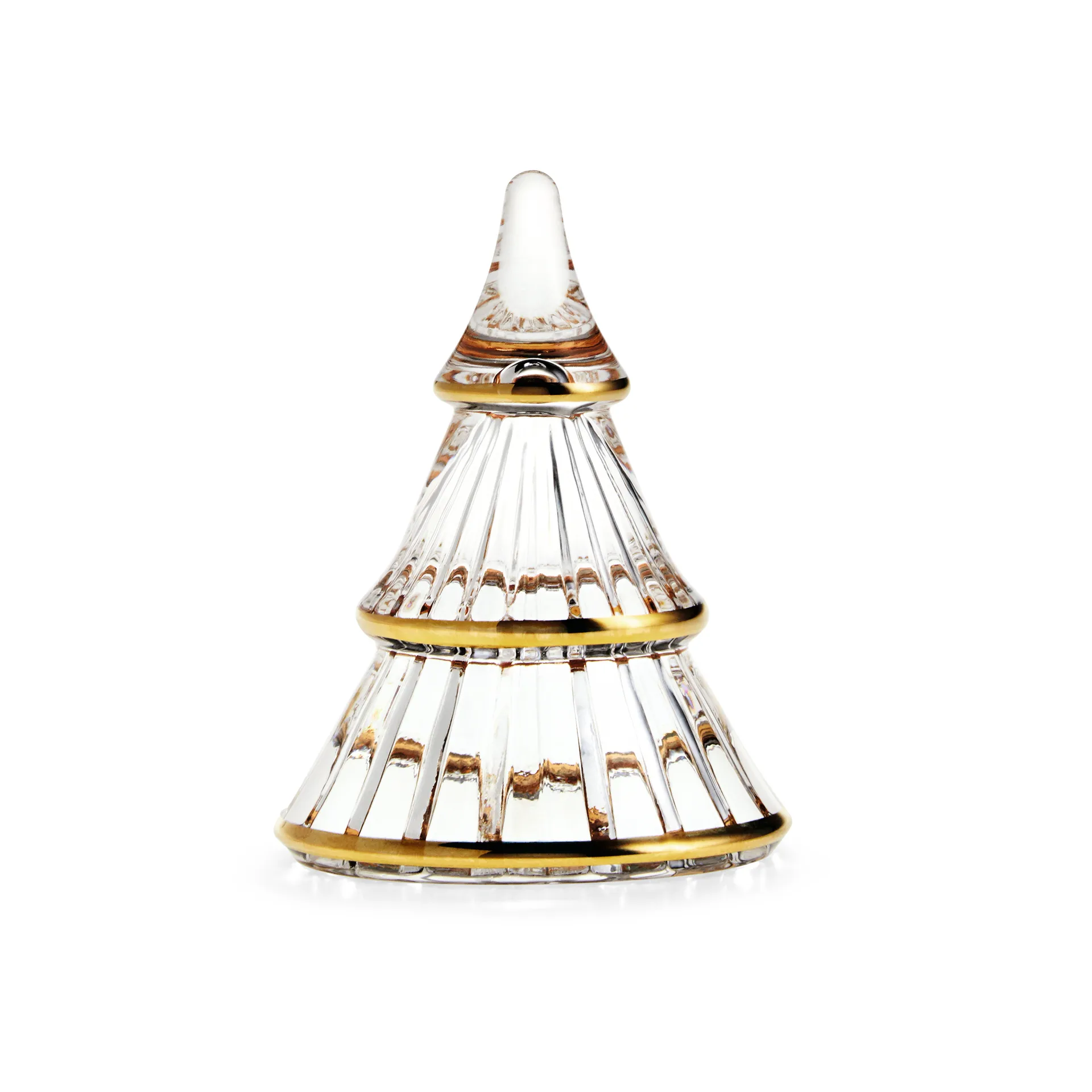 Fairytales Christmas tree medium, Clear-gold Holmegaard