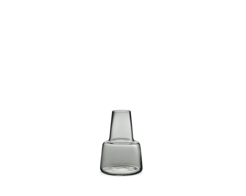 Holmegaard Flora vase medium neck 24cm Smoke