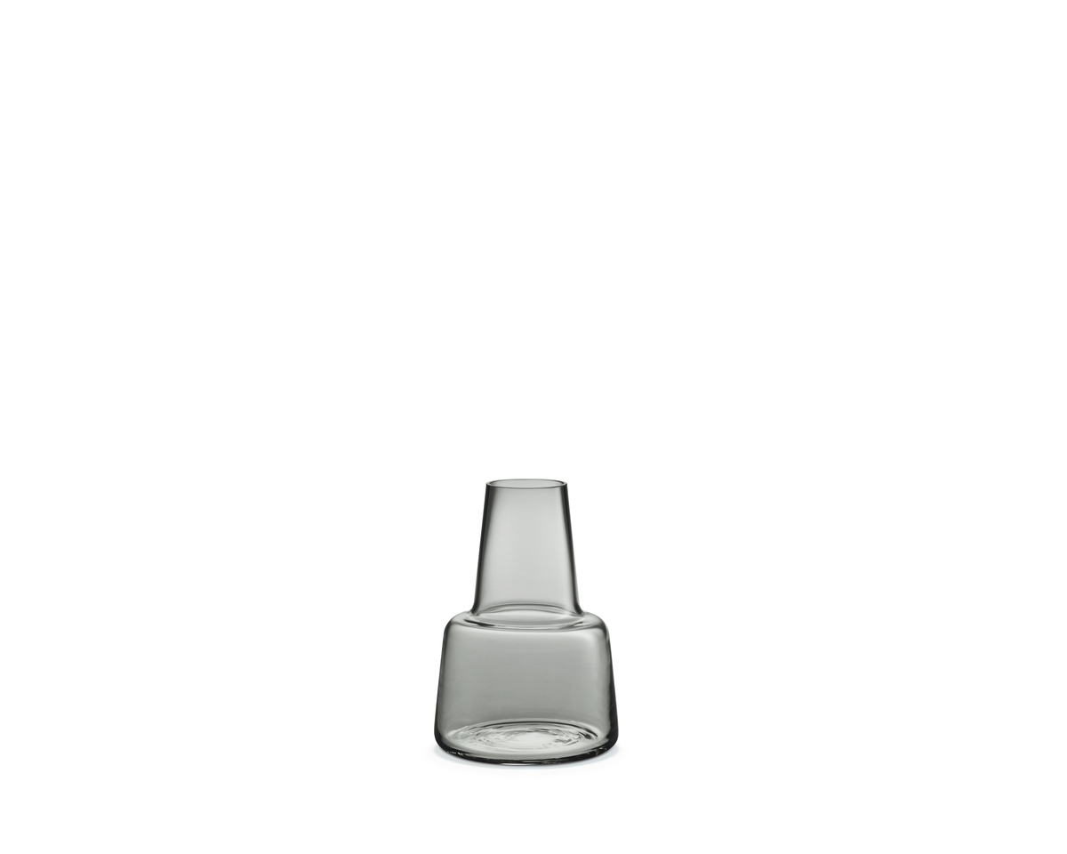 Holmegaard Flora vase medium neck 24cm Smoke