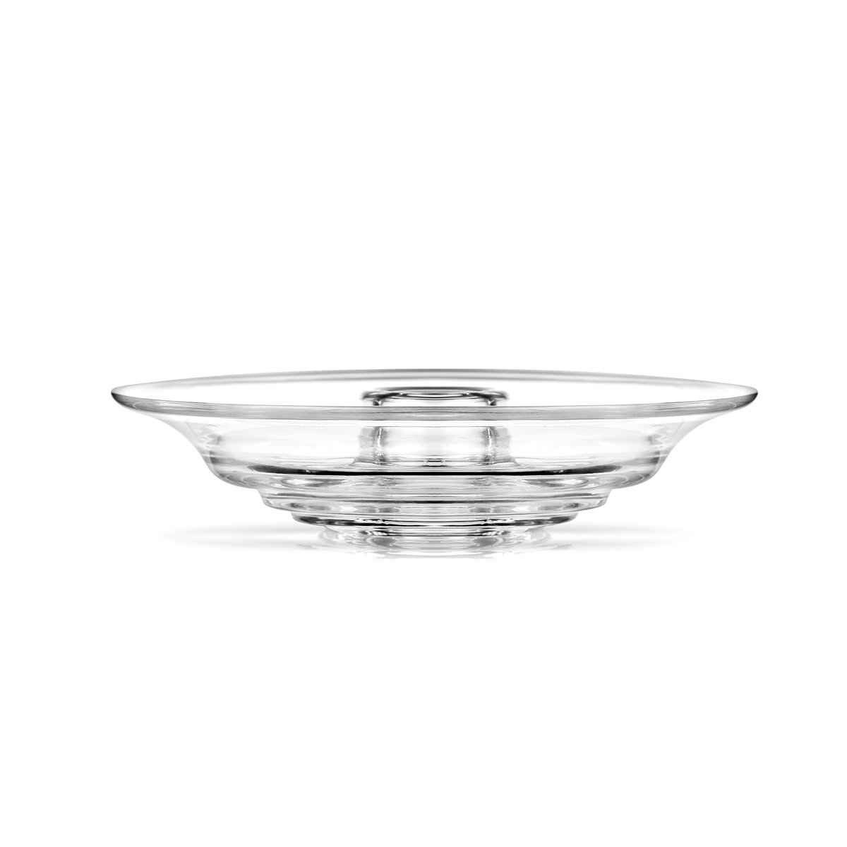 Holmegaard Flow candle sticks Clear | Scandinavian Design | Candle holders | Transparent