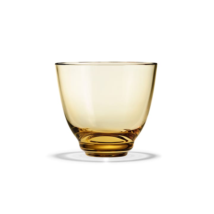 Flow water glass 35 cl - amber - Holmegaard