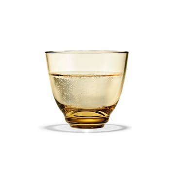 Flow water glass 35 cl - amber - Holmegaard