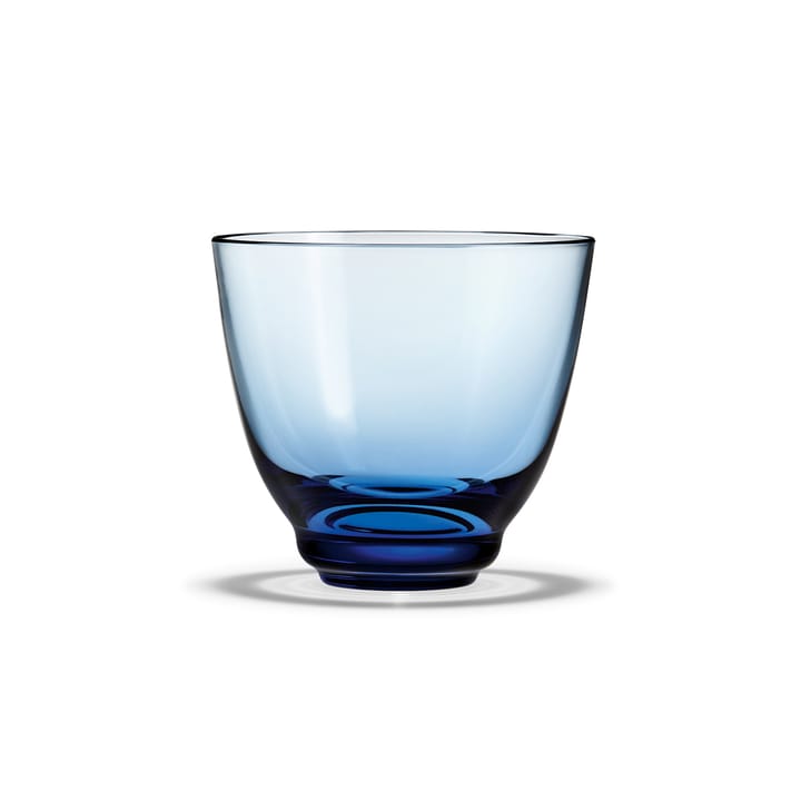Flow water glass 35 cl - blue - Holmegaard