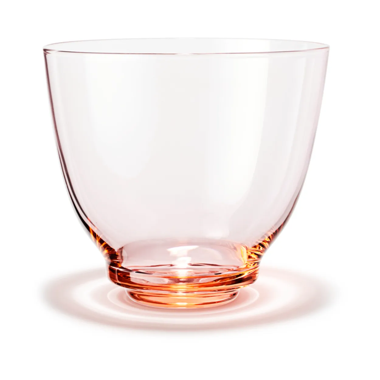 Holmegaard Flow water glass 35 cl Champagne | Scandinavian Design | Drinking glasses & tumblers | Pink