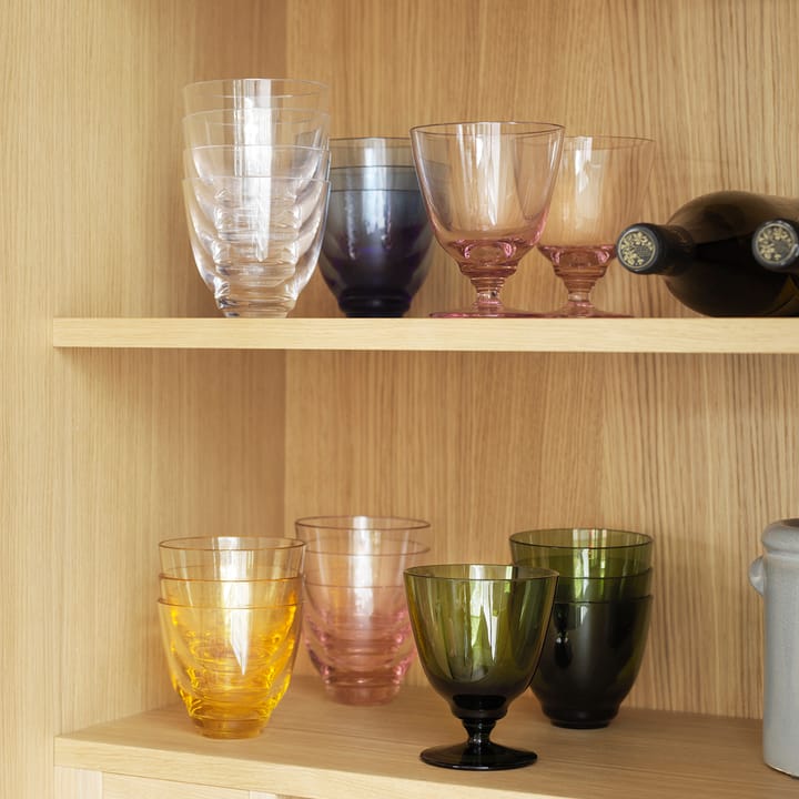 Flow water glass 35 cl, clear Holmegaard