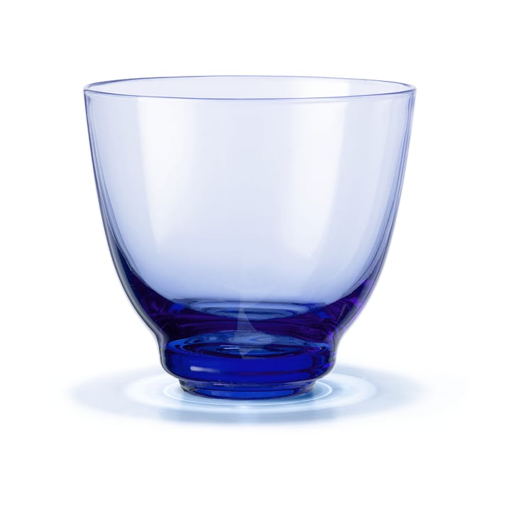 Flow water glass 35 cl - Dark blue - Holmegaard