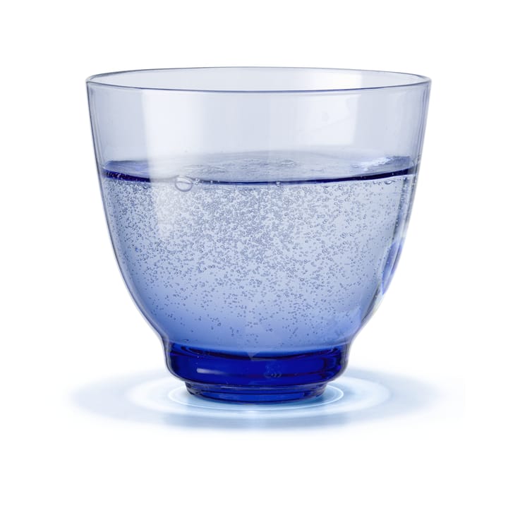 Flow water glass 35 cl - Dark blue - Holmegaard
