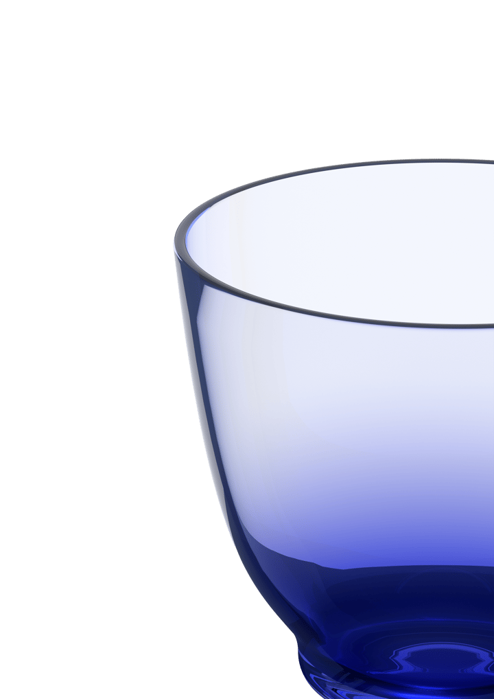 Flow water glass 35 cl - Dark blue - Holmegaard