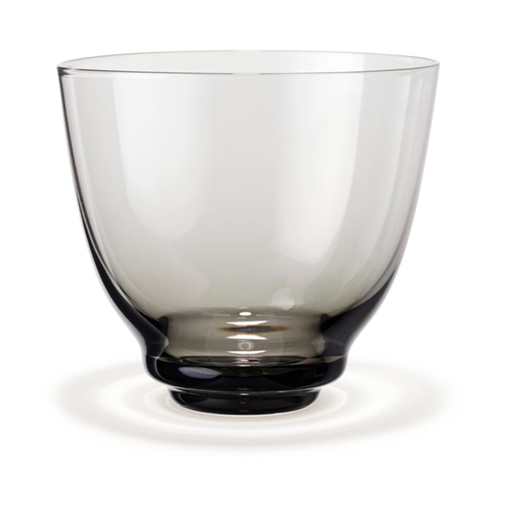 Flow water glass 35 cl - Smoke - Holmegaard