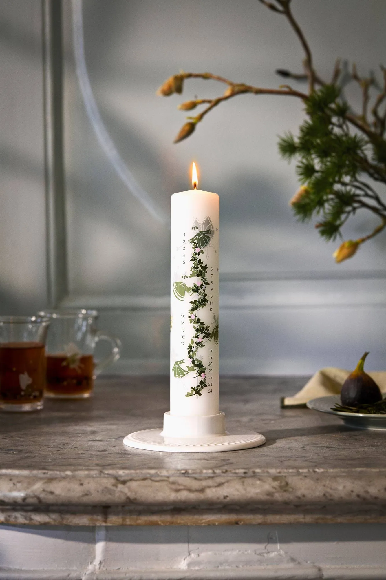 Holmegaard Christmas advent candle, 2026 Holmegaard