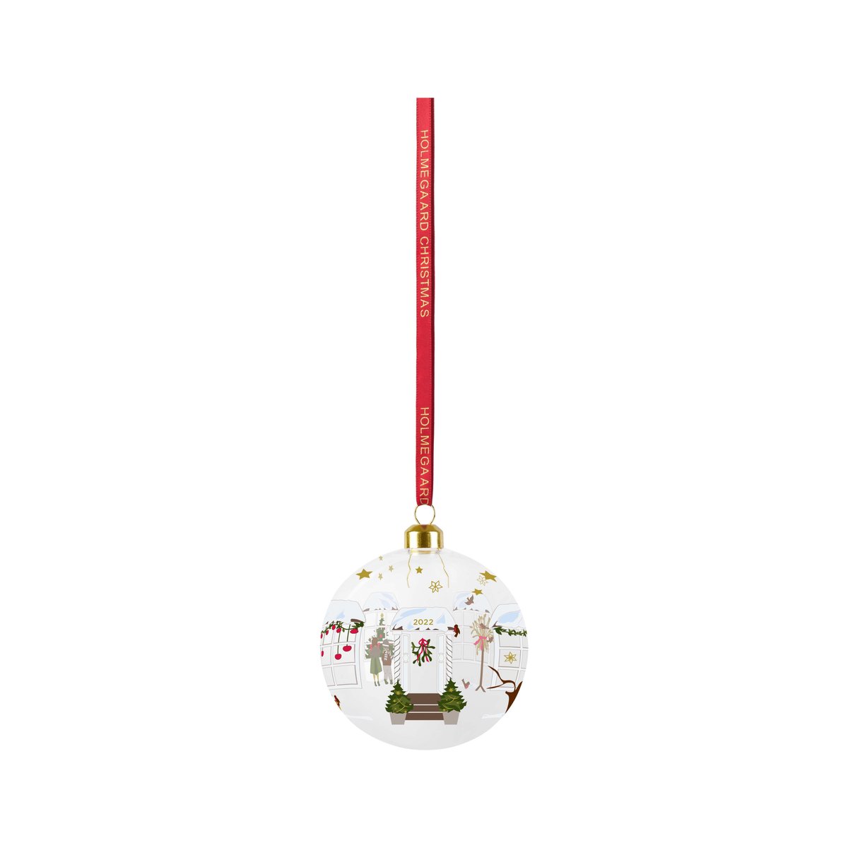 Holmegaard Christmas bauble 2022 | Scandinavian Design | Christmas decorations | Transparent