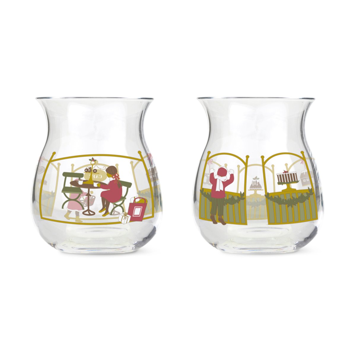 Holmegaard Christmas candle holder 2-pack 2023 | Scandinavian Design | Tea light holders, lanterns & candle dishes | Multi
