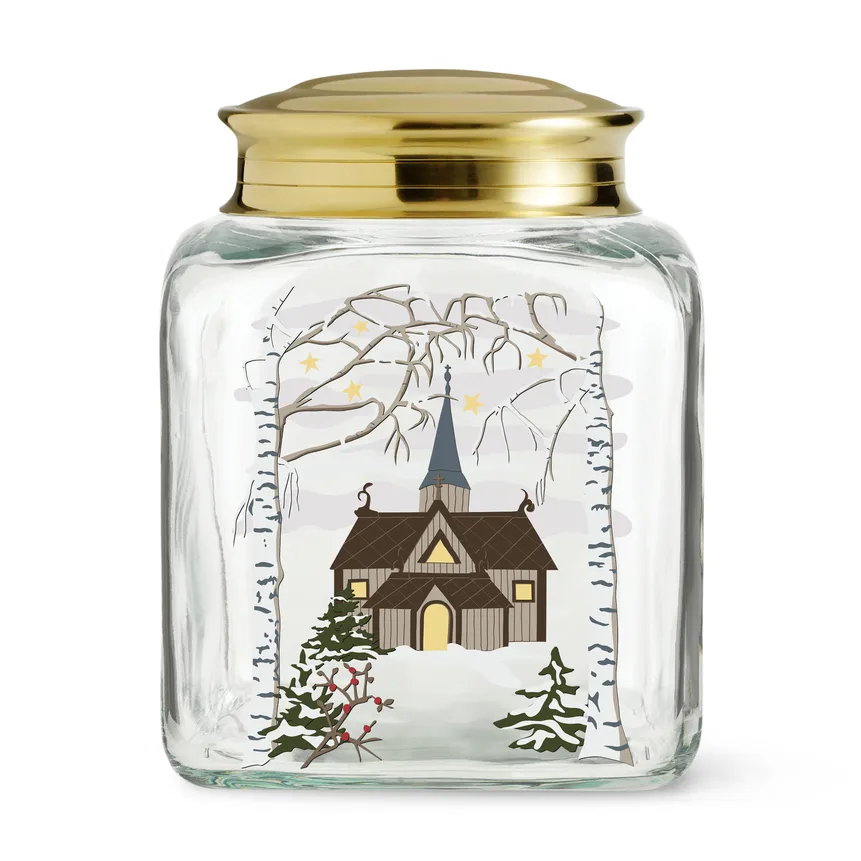 Holmegaard Christmas cookie jar, 2021 Holmegaard