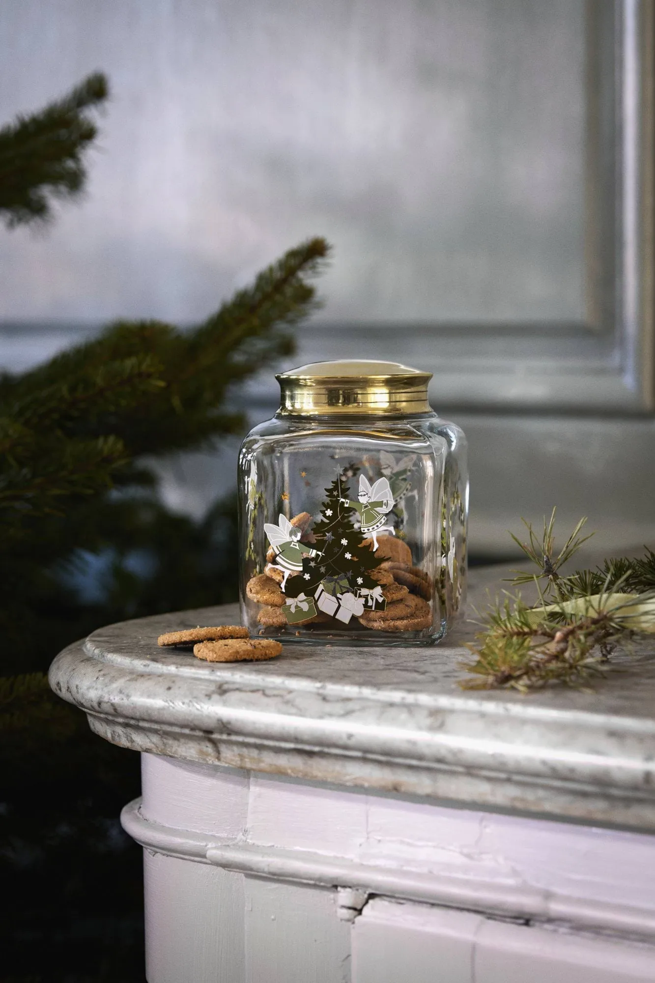 Holmegaard Christmas cookie jar, 2026 Holmegaard